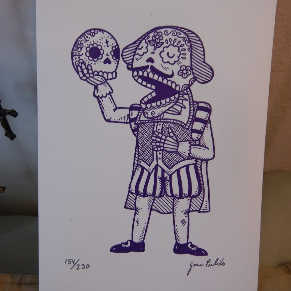 Day of the Dead Shakespeare Calavera Limited Edtn.
